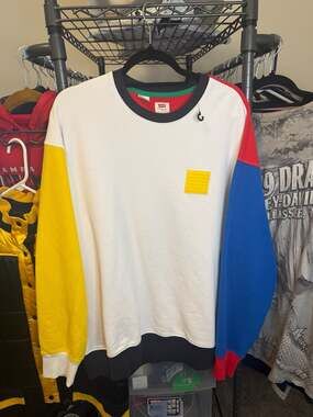 Levi's x LEGO Colorblock Crewneck Sweatshirt Size L